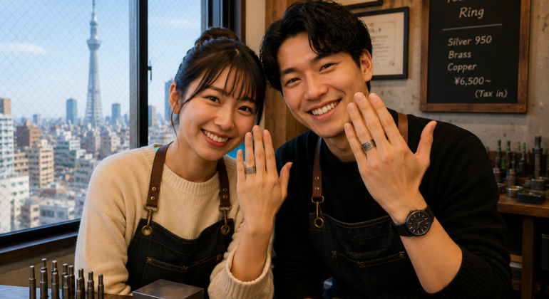 Tokyo: la lavorazione tradizionale degli anelli con monete nel cuore di Asakusa Giappone &mdash; #6
