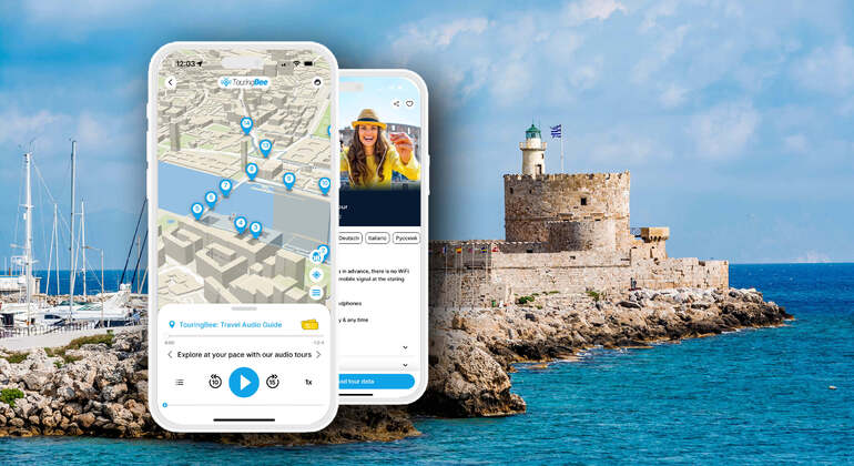 Audio Self Guided App: Rhodes City Tour Provided by TouringBee