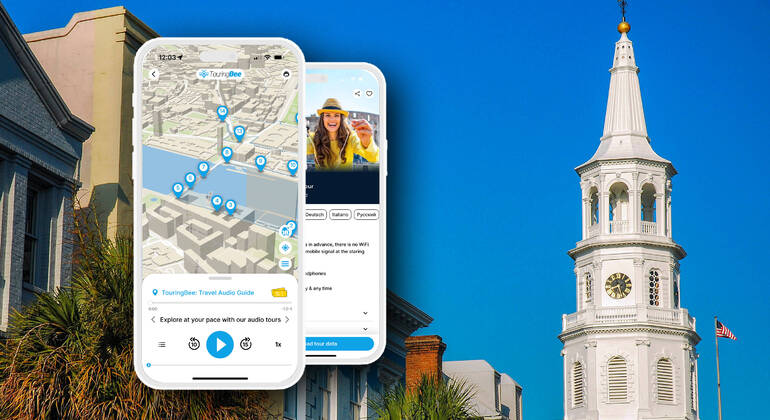 Aplicación de audioguía: Recorrido por la ciudad de Charleston