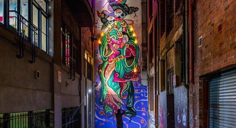 Visite guidée gratuite des célèbres œuvres d'art urbain et ruelles de Melbourne Australie &mdash; #4