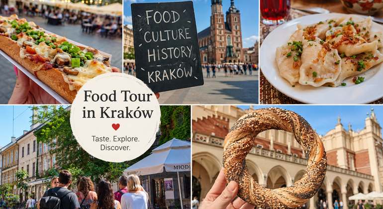 Kraków Bites & Stories: Food, Culture & History Free Tour 