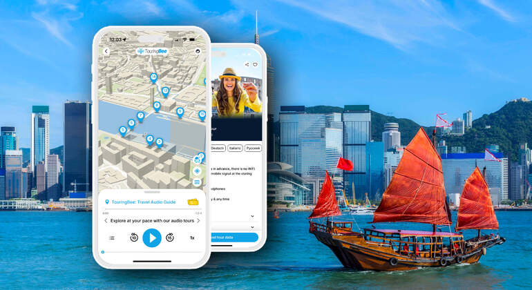 Aplicación de audioguía: Recorrido por la ciudad de Hong Kong