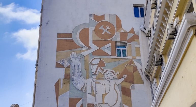 Visite guidée gratuite sur l'architecture socialiste et mosaïque de Bakou Azerbaïdjan &mdash; #5