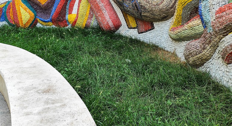 Visite guidée gratuite sur l'architecture socialiste et mosaïque de Bakou Azerbaïdjan &mdash; #8