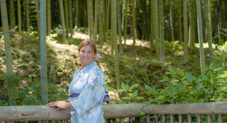 Kyoto Kimono Bamboo Photo Walking Tour & Tea Ceremony Japan &mdash; #3