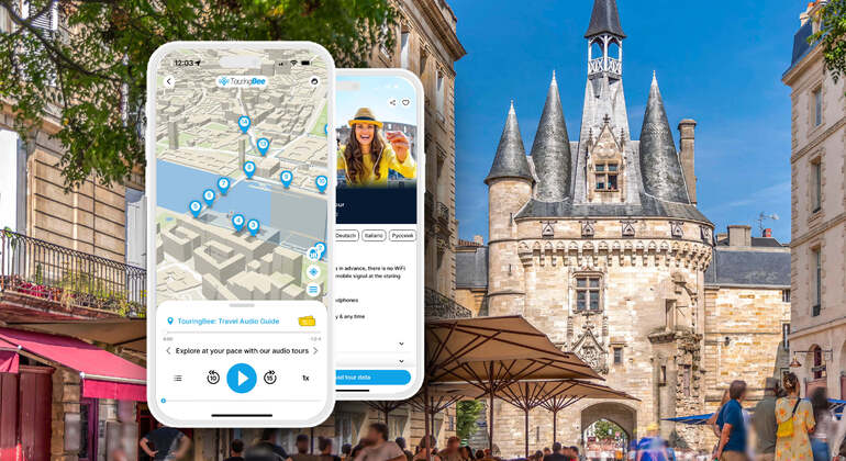 App audio autoguidata: Passeggiata per la città di Bordeaux Fornito da TouringBee
