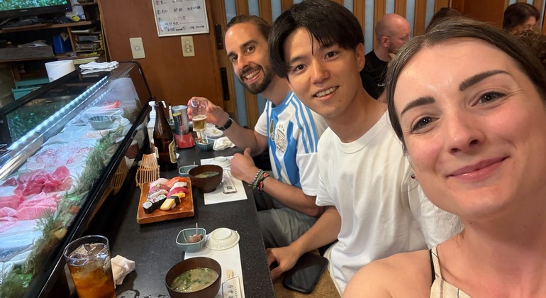 Shinjuku After Dark: Izakaya, Golden Gai & Local Life Free Tour Provided by Daiki