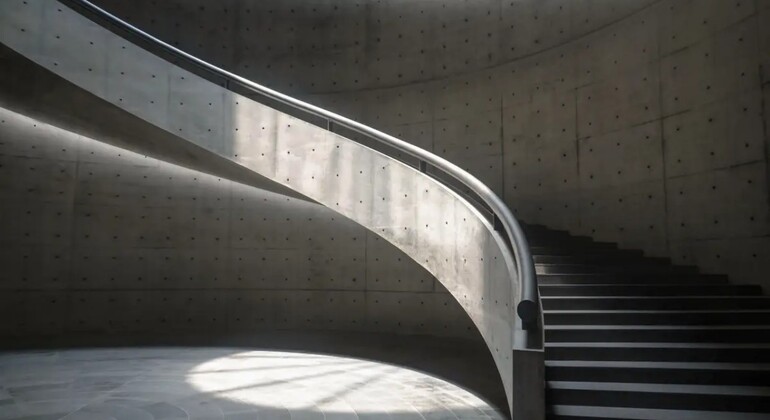 Entrée du musée d'art et œuvre de Tadao Ando Chine &mdash; #2