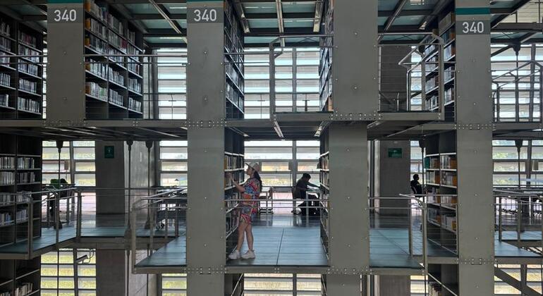 À la découverte de Mexico : visite de la bibliothèque et du monument Vasconcelos Mexique &mdash; #9