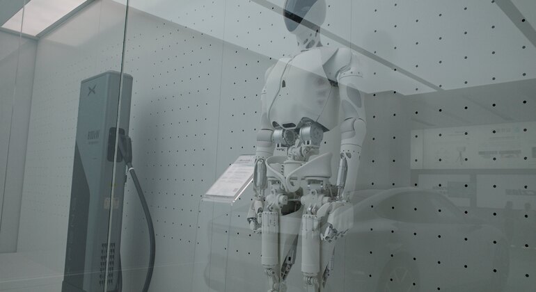 Stadtrundfahrt durch Guangzhou Cyber City mit Roboter, Elektroautos, Drohnen und Nachtansichten China &mdash; #6