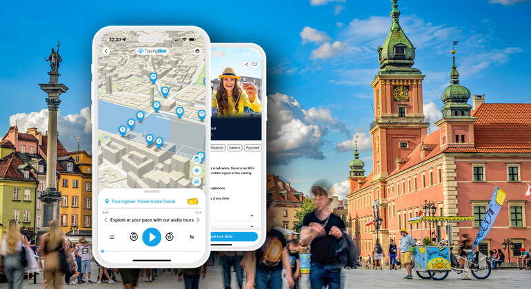 Aplicación de audioguía: Paseo por Varsovia