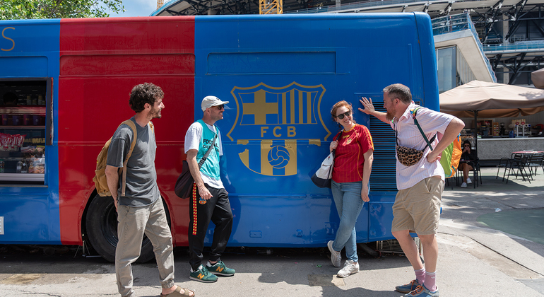 More than a Club: FC Barcelona & Les Corts Football Tour Provided by More than a Club: FC Barcelona & Les Corts Football Tour