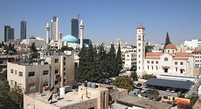 Visite de la vieille ville d'Amman. Al Weibdeh, Jordan