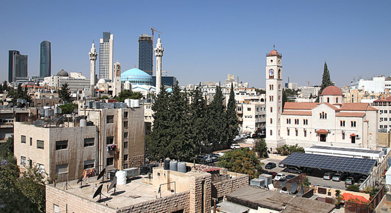 Altstadttour durch Amman. Al Weibdeh, Jordan