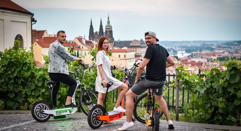 Tour por Praga en scooter eléctrico