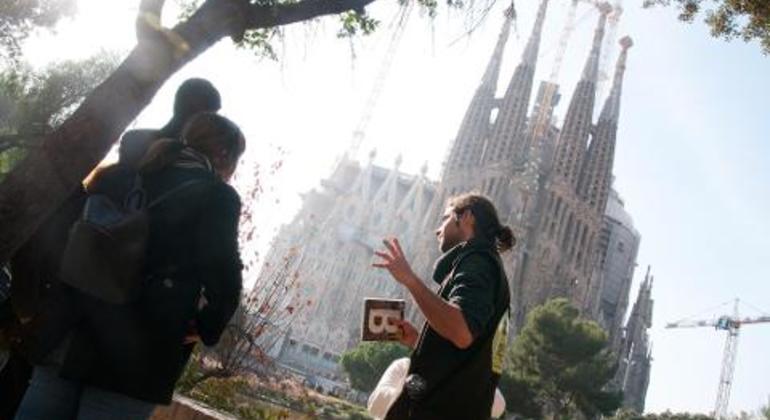 Visite de la Sagrada Familia en vélo électrique Fournie par Barcelona eBikes