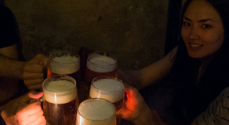 Tschechische Bierverkostung in Prag Bereitgestellt von Discover Prague Tours