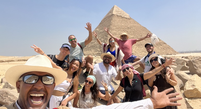 Visite guidée gratuite des pyramides de Gizeh et du Sphinx