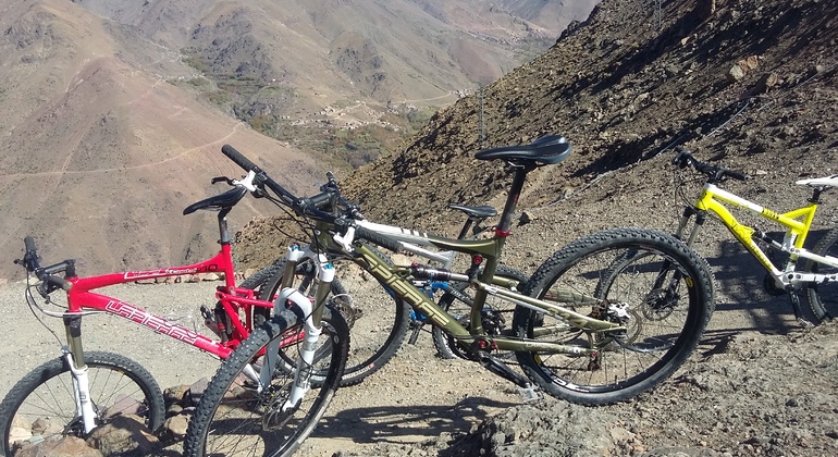 Radfahren Tagestour im Atlasgebirge Bereitgestellt von Mountain Bike Morocco 