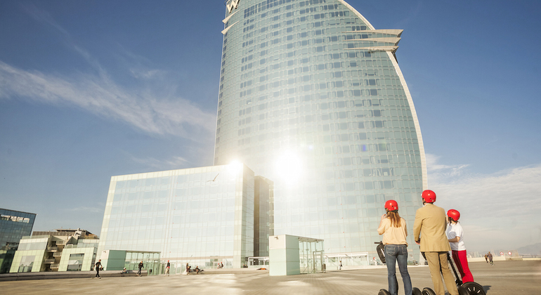 Tour lungo di 3 ore in segway di Barcellona