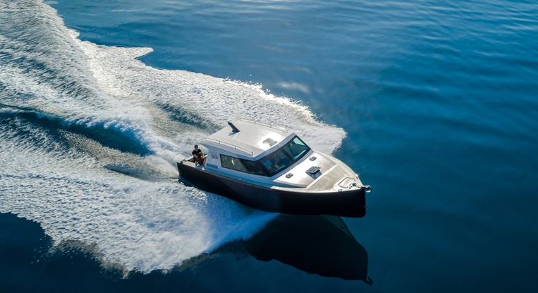 Visite en bateau de la grotte bleue et des îles au départ de Split, Croatia