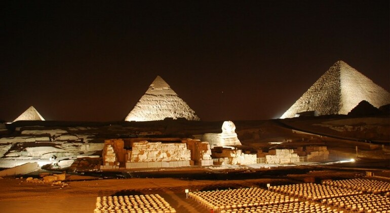 Incredibile spettacolo di suoni e luci alle Piramidi di Giza Egitto — #3