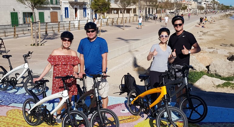 passeio de bicicleta eléctrica de 3 horas em Palma de Maiorca Organizado por GreenTours Palma