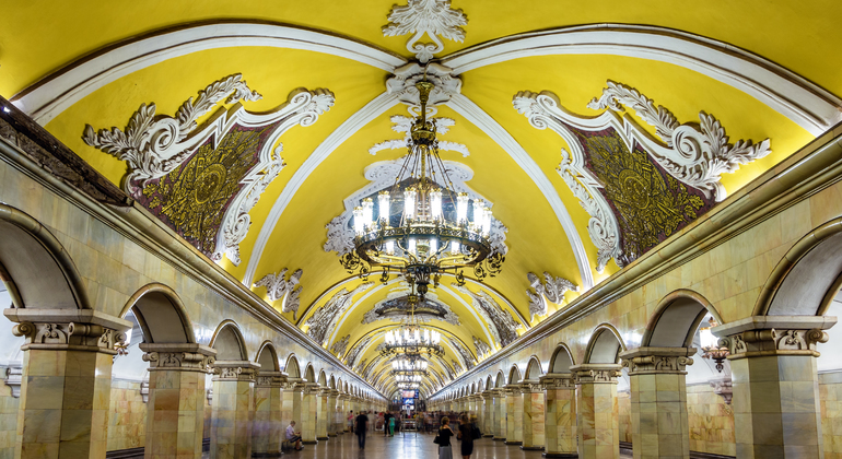Moskauer Metro Rundgang, Russia