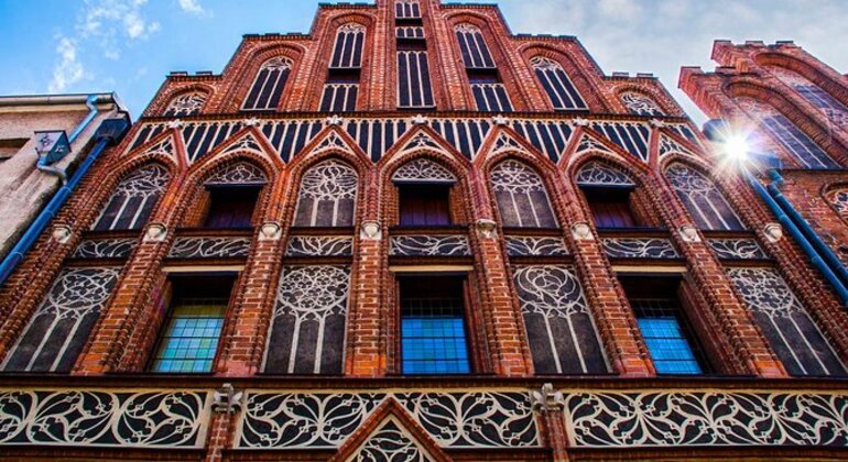 Visita ao centro histórico de Torun, Poland