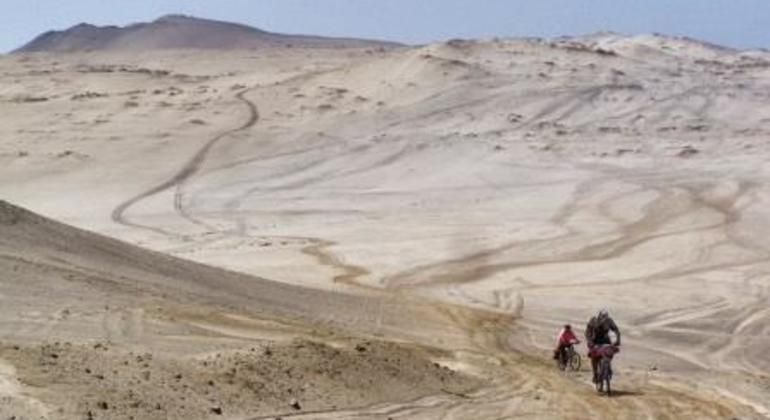 Ganztägige Radtour durch die Paracas-Wüste, Peru