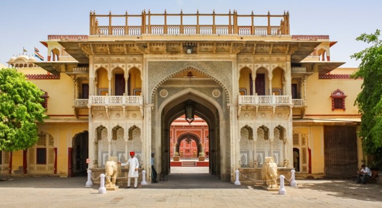 Visite d'une journée de Jaipur avec le fort d'Amber et le palais de la ville Inde — #1