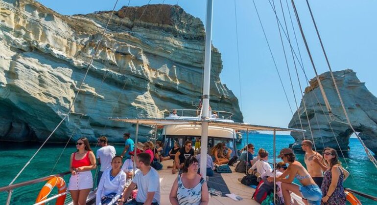 Half Day Boat Tour to Kleftiko Milos Provided by LETS BOOK TRAVEL