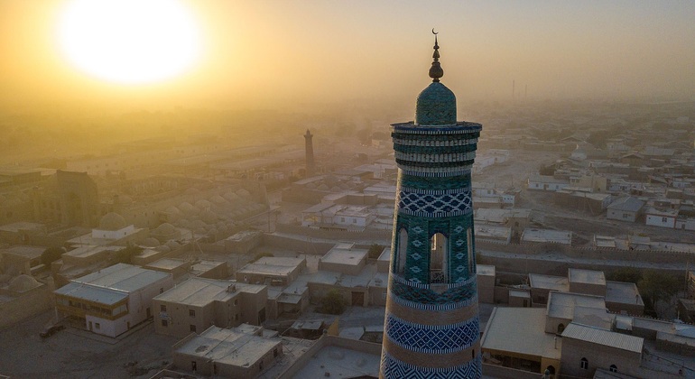 Visita à cidade de Khiva, Uzbekistan