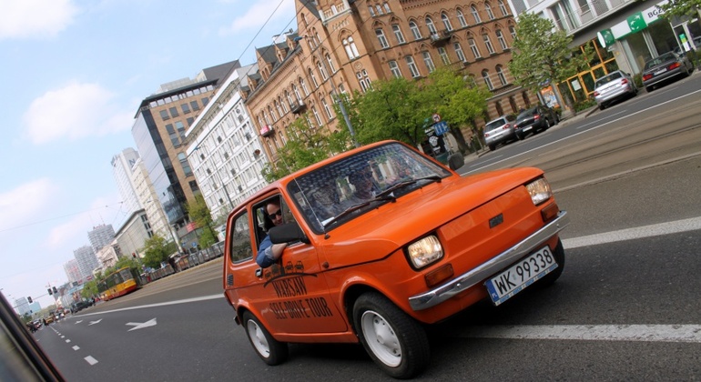 Excursão autoguiada aos pontos altos de Varsóvia - Retro Fiat Organizado por WPT1313 Warsaw Private Tours