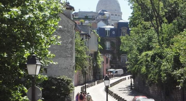 Italienische kostenlose Tour Quartiere Montmartre Bereitgestellt von Parigi Diversamente