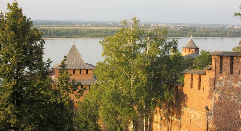 Visite à pied du Kremlin de Nijni Novgorod