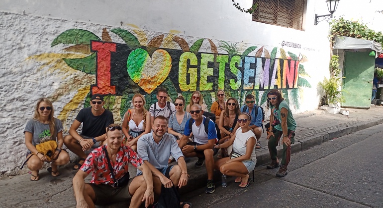 Free Tour Mural Art & Gethsemane Provided by Free Tour Cartagena. Colombia 
