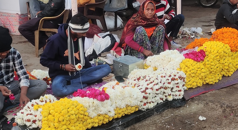 Passeio a pé pela Cidade Cor-de-Rosa, Jaipur, de manhã e à noite