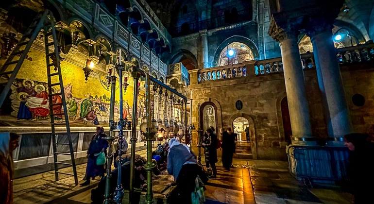 Christian Jerusalem: Holy Sepulchre, Via Dolorosa, Last Supper Provided by Walkative Tours