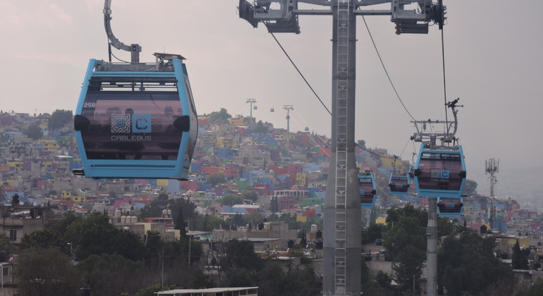 Die andere Seite von Mexiko-Stadt von einer Seilbahn aus erkunden Mexiko — #1