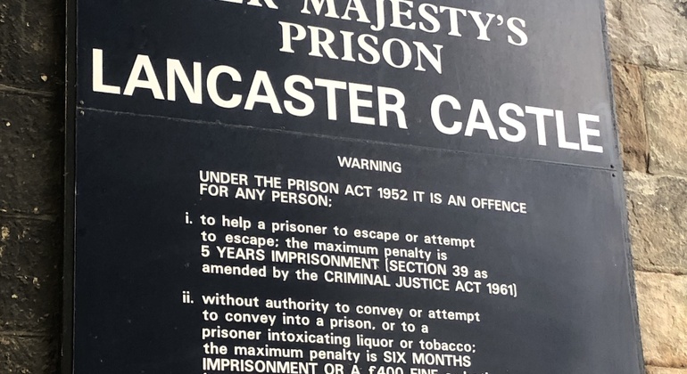 Rundgang durch Lancaster - Hinrichtung Sklaverei-Industrie, England