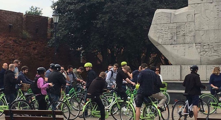 Passeio de bicicleta pela cidade velha de Gdansk Estaleiros Guia local, Poland