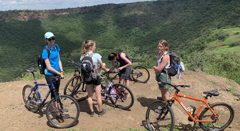 Fahrradtour rund um Arusha Bereitgestellt von Towntourwitheddies