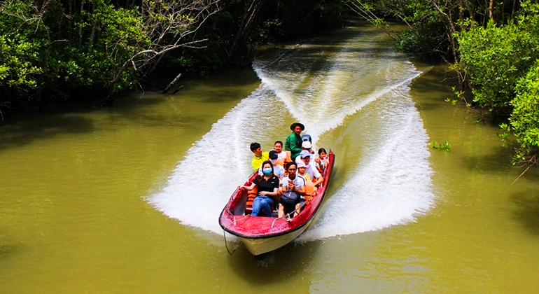 Explorar el bosque de manglares - Can Gio Isla de los Monos en barco y trekking