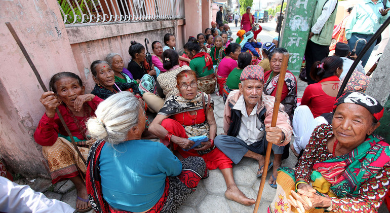 Voluntariado num lar de idosos em Katmandu