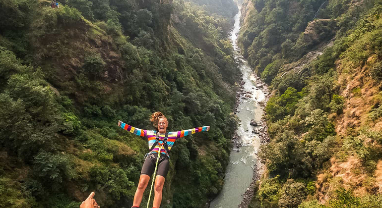 Bungee Jump in Bhotekoshi Provided by Prem Lamichhane