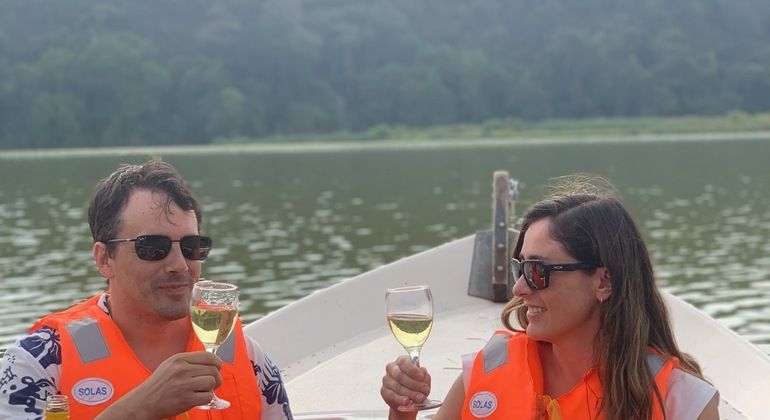 BBQ in the Boat at Lake Duluti