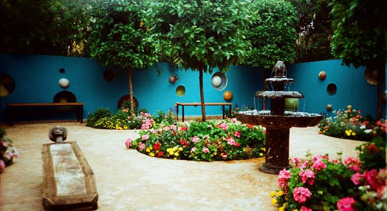 Gartentag in Marrakesch . Bereitgestellt von Younes Bourjim