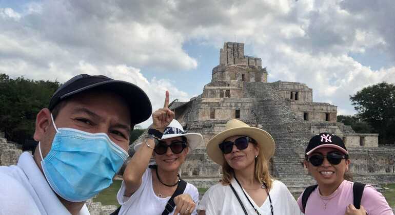 Ruínas maias de Edzná - Viajar em coletivo, Mexico