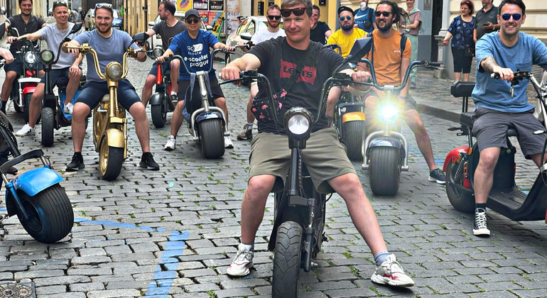 Prague Castle + Panoramic eScooter Tour Provided by E-BIKEZZZ